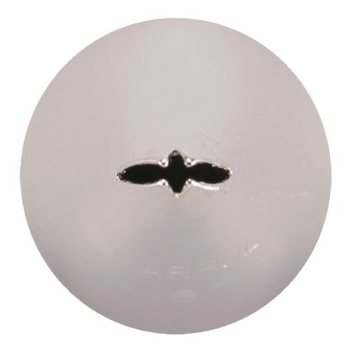金属盖 - (T)特殊口金(真鍮ニッケルメッキ)♯67 (木の葉)/業務用/新品/小物送料対象商品