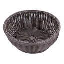 樹脂バスケット 丸型 こげ茶 91-083C/業務用/新品/小物送料対象商品(3)