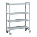 540ソリッド移動カムシェルビングセット 54×138×H170cm 4段/業務用/新品/送料無料