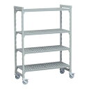 540ベンチ移動カムシェルビングセット 1820×H1500 4段/業務用/新品/送料無料