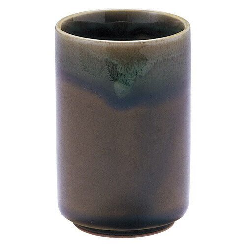 湯呑み 織部塗り分 長湯呑/業務用食器/新品