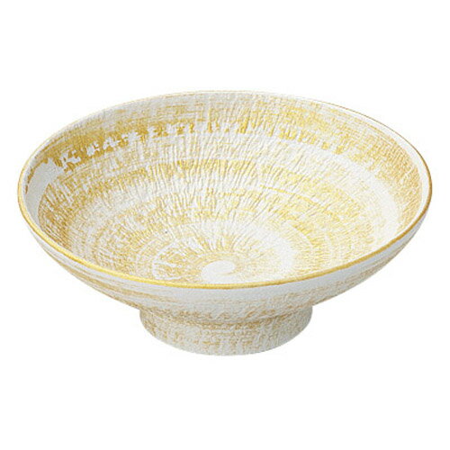 向付 金刷毛目 トチリ高台向付 高さ60mm×直径:162/業務用/新品