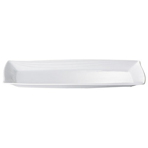 盛皿 白磁 42cmウエーブ長皿/盛器/業務用食器/新品/小物送料対象商品