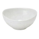 小鉢 雪粉引 楕円3.5鉢【業務用食器】
