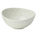 小鉢 雪粉引 楕円4.0鉢 高さ62mm×(手付・はみ出し部分含む)サイズ:135・直径:130/業務用/新品
