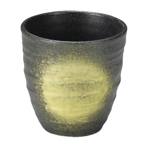 湯呑み 黒伊賀吹 Kカップ(小)/業務用食器/新品