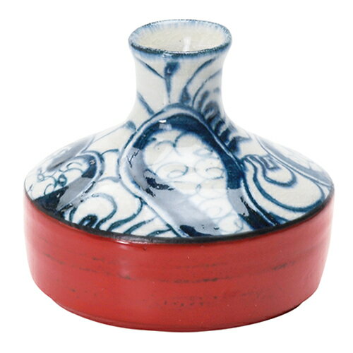 酒器（低）渦紋 赤/業務用/新品/小物送料対象商品
