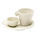 しずる冷酒器セット 粉引/業務用/新品/小物送料対象商品