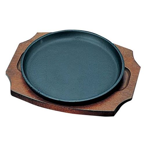 Rakuten - 【飲食店定番】トキワ 鉄製ステーキ皿 丸型 17cm/業務用/新品/小物送料対象商品