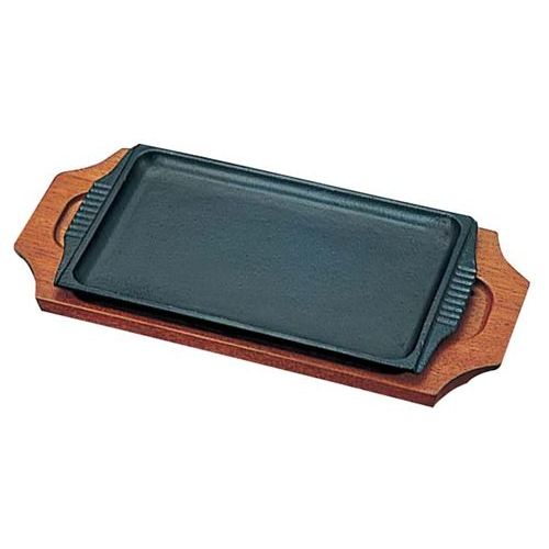 Snack, Teppanyaki Goods - トキワ 鉄 ステーキ皿 308 角 大 28cm/業務用/新品/小物送料対象商品【小物送料対象商品】