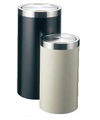 ダストボックス MBー250D 丸型 黒 EBM 【 業務用 】【送料無料】 /テンポス