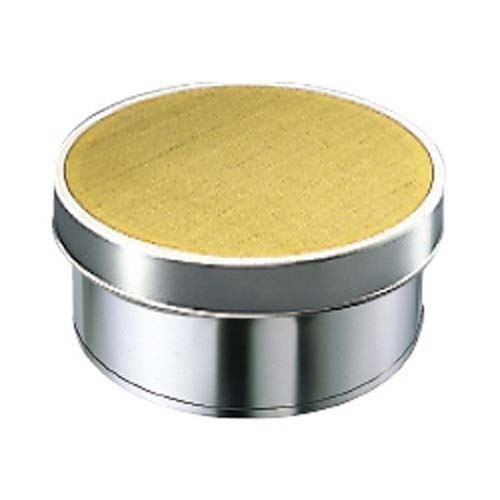 EBM ゴム付ステン枠 裏漉 替アミ 真鍮張 荒目 33cm/業務用/新品/送料無料