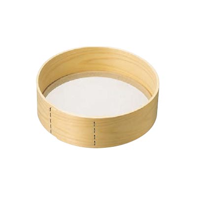 粉フルイ (木枠) 8寸(24cm) ステン張 24メッシュ/業務用/新品/小物送料対象商品