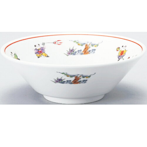 【丼 色絵唐子 切立7.0丼 10個入 】 /業務用/新品/送料無料