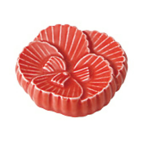 牡丹 赤 箸置き/業務用食器/新品/小物送料対象商品