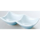 14cm二連皿 青白磁/業務用/新品/小物送料対象商品