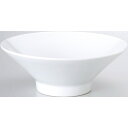 白中華切立高台25cm丼/業務用/小物送料対象商品