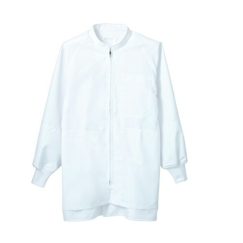 ブルゾン 兼用 長袖 8-421 (白) /プロ用/新品/小物送料対象商品