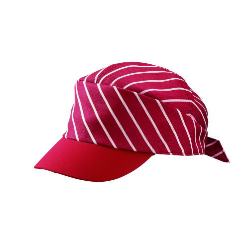 キャップ 兼用 9-1314 (レッドストライプ/レンガ) /プロ用/新品/小物送料対象商品