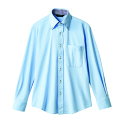 ニットシャツ 兼用 長袖 ZK2711-4CB (ブルー) /業務用/新品/小物送料対象商品