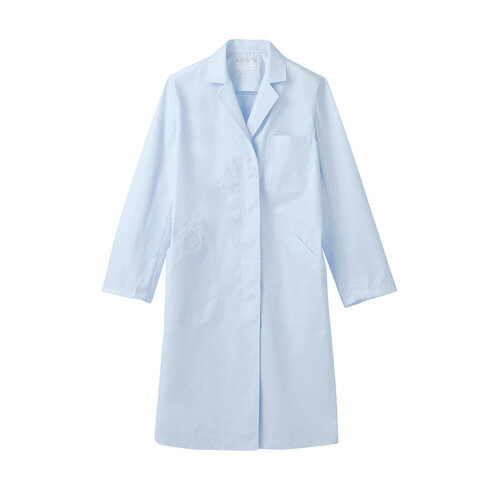 ドクターコート レディス長袖 サックス レディス 51-003/業務用/新品/小物送料対象商品