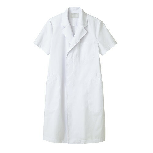 ドクターコート メンズ 半袖 白 メンズ 51-602/業務用/新品/小物送料対象商品