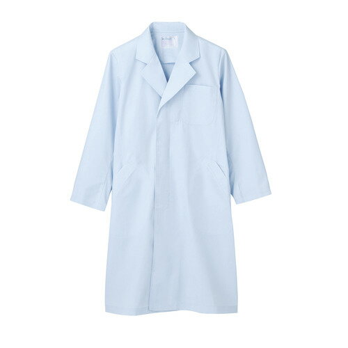 ドクターコート メンズ 長袖 サックス メンズ 51-603/業務用/新品/小物送料対象商品