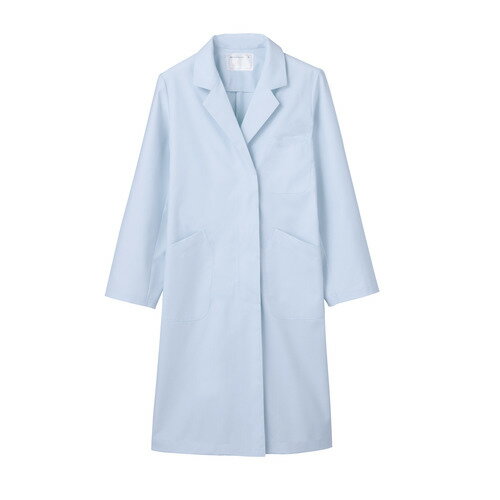 ドクターコート レディス長袖 サックス レディス 71-063/業務用/新品/小物送料対象商品