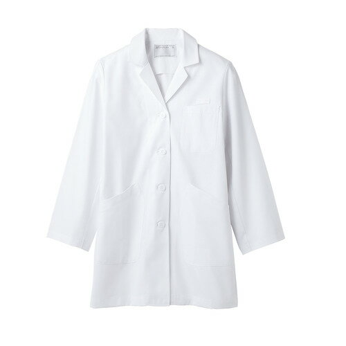 ドクターコート レディス長袖 白 レディス 71-081/業務用/新品/小物送料対象商品