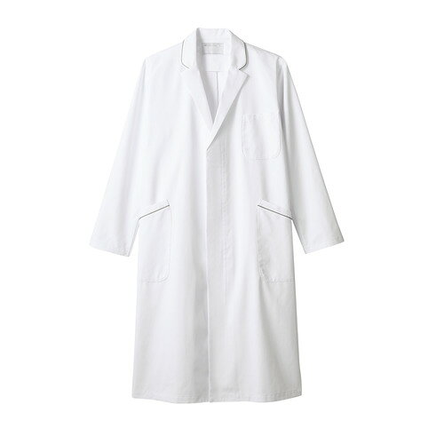 ドクターコート メンズ 長袖 白/グレー メンズ 71-690/業務用/新品/小物送料対象商品