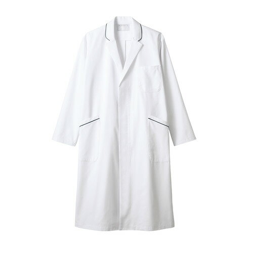 ドクターコート メンズ 長袖 白/ネイビー メンズ 71-699/業務用/新品/小物送料対象商品