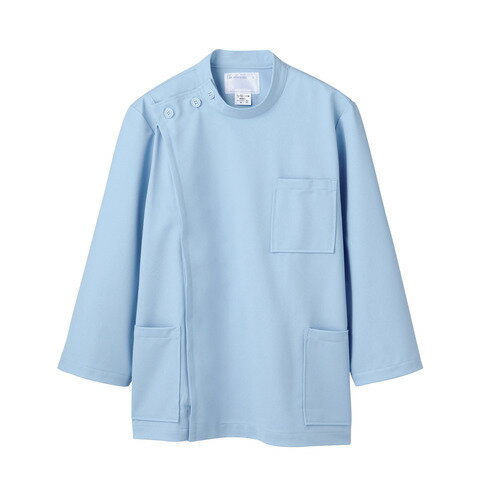 ケーシー メンズ 8分袖 サックス メンズ 72-703/業務用/新品/小物送料対象商品