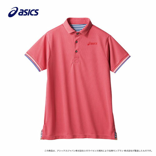 ポロシャツ 兼用 半袖 レッド×ブルー CHM306-2314/プロ用/新品/小物送料対象商品