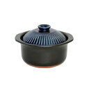 菊花ごはん鍋 瑠璃釉 2合炊/M1107/業務用/新品/小物送料対象商品