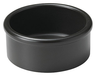 【12cm深口バル(黒)】 健康鍋 高さ54(mm)【業務用】 /テンポス