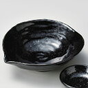 黒銀点紋片口鉢 17×16×5.2cm 022-388 (5個入) /業務用/新品/小物送料対象商品
