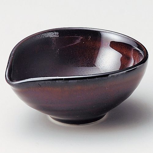 漆ブラウン片口ボウルミニ 10×8.6×4.5cm 077-138 (5個入) /業務用/新品/小物送料対象商品