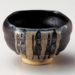 黒織部括り手四方押 φ9.5×6cm 076-228 (5個入) /業務用/新品/小物送料対象商品