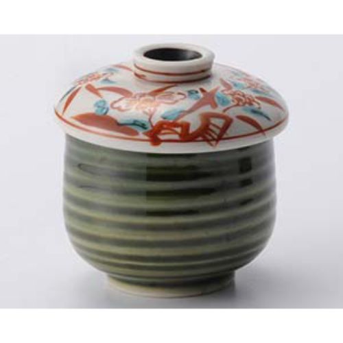 赤絵織部小むし φ7.7×7.8cm 115-218 (5個入) /業務用/新品/小物送料対象商品