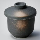 黒伊賀小むし碗 φ7.4×9.2cm 117-158 (10個入) /業務用/新品/小物送料対象商品