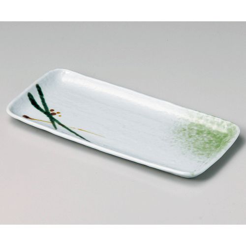 美濃路長角皿 30×14.5×1.6cm 136-128/業務用/新品/小物送料対象商品