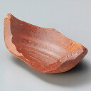 火色手切り変形小付(手造り) 11.5×7×4cm 084-358 (5個入) /業務用/新品/小物送料対象商品