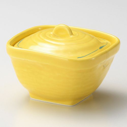 黄輝角煮物碗 10×10×7.5cm 105-198/業務用/新品/小物送料対象商品