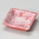 赤楽正角鉢 11.3×11.3×3.4cm 101-068 (5個入) /業務用/新品/小物送料対象商品
