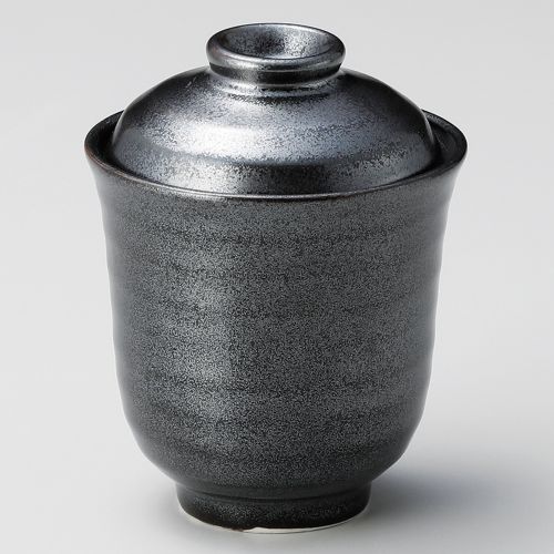 黒天目一口碗 7.1×9.3cm 117-038 (5個入) /業務用/新品/小物送料対象商品