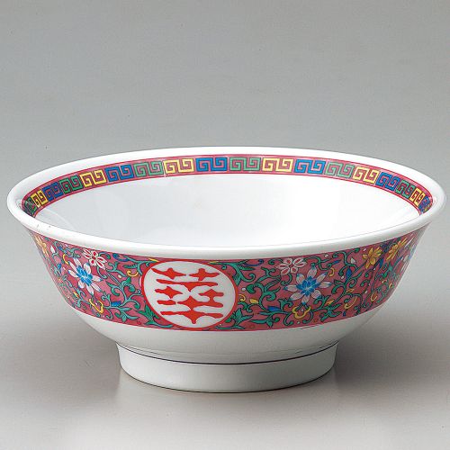 紫彩唐草高台6.8丼 φ21×8.5cm 677-048/業務用/新品/小物送料対象商品