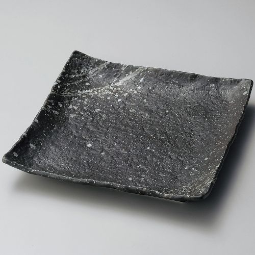 吹雪石目9.0正角皿 27.5×27.5×4.5cm 185-118/業務用/新品/小物送料対象商品