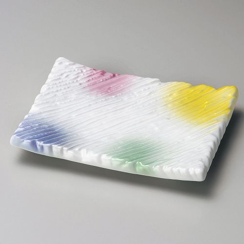 しゃぼん玉しのぎ長角皿 16.5×13×2.5cm 223-018/業務用/新品/小物送料対象商品