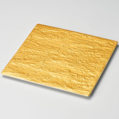 ゴールド石目24cm正角皿 24.5×24.5×1.4cm 181-029/業務用/新品/小物送料対象商品