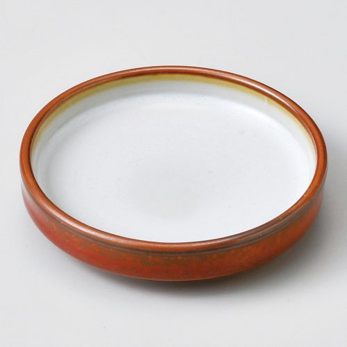 紅釉切立3.0皿 φ9.2×2cm 232-438 (10個入) /業務用/新品/小物送料対象商品